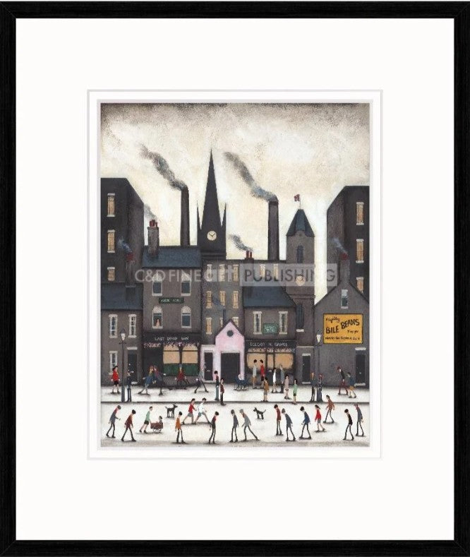 Last Orders on Union Street Framed Signed Limited Edition Print on Paper by Artist Sean Durkin
