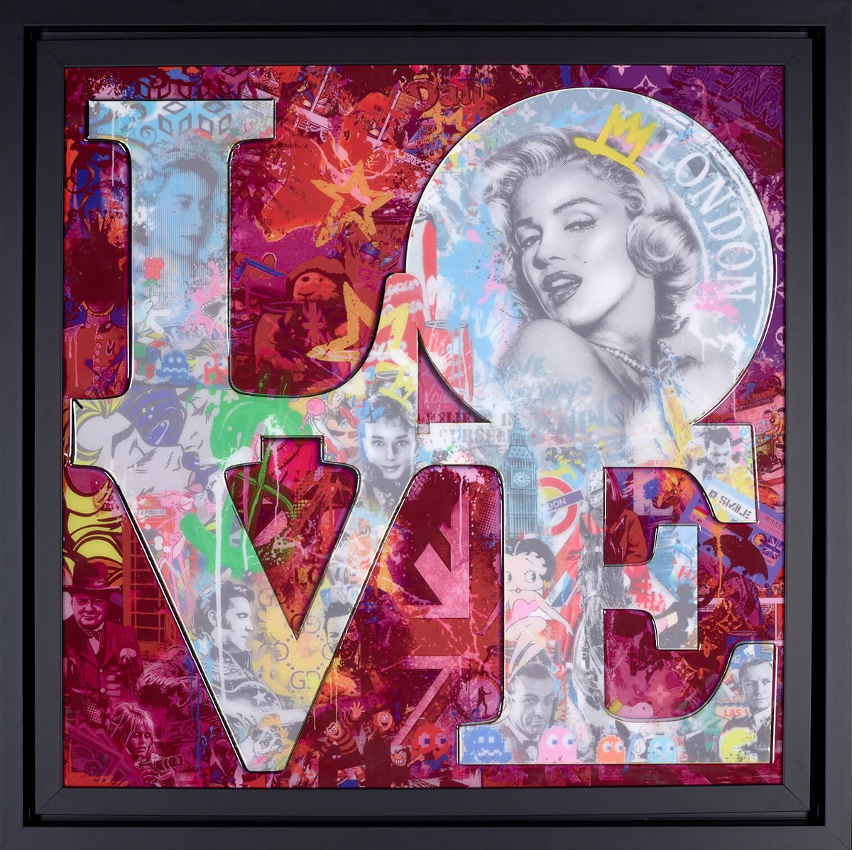 Legends of Love Framed Limited Edition Print on Board by Artists Yuvi