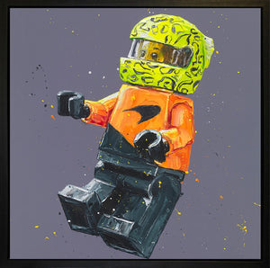 Lego Lando - Wall of Champions Signed Limited Edition Print on Boxed Canvas by Artist Paul Oz