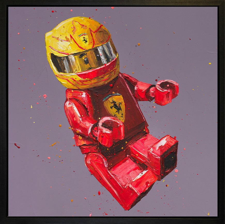 Lego Lewis - Wall of Champions Signed Limited Edition Print on Boxed Canvas by Artist Paul Oz