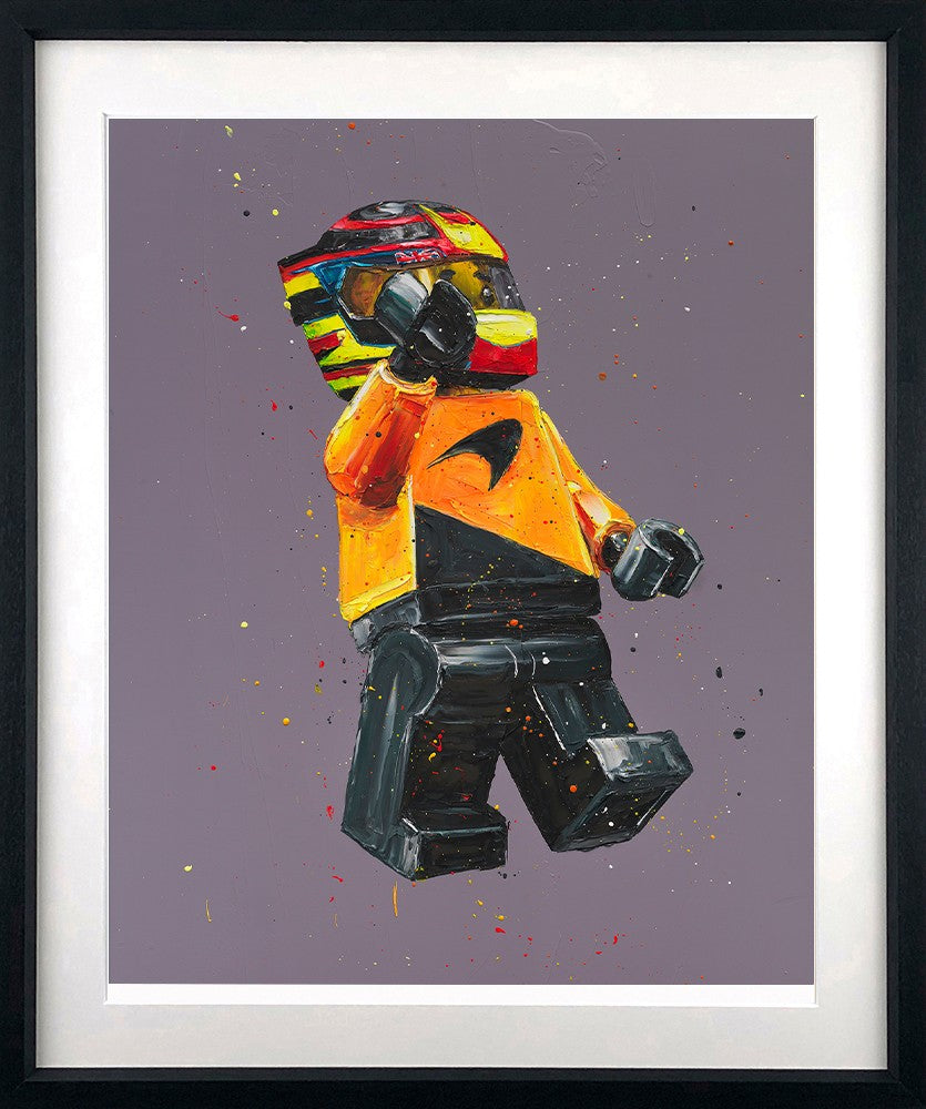 Lego Piastri Signed Limited Edition Print on Paper by Artist Paul Oz