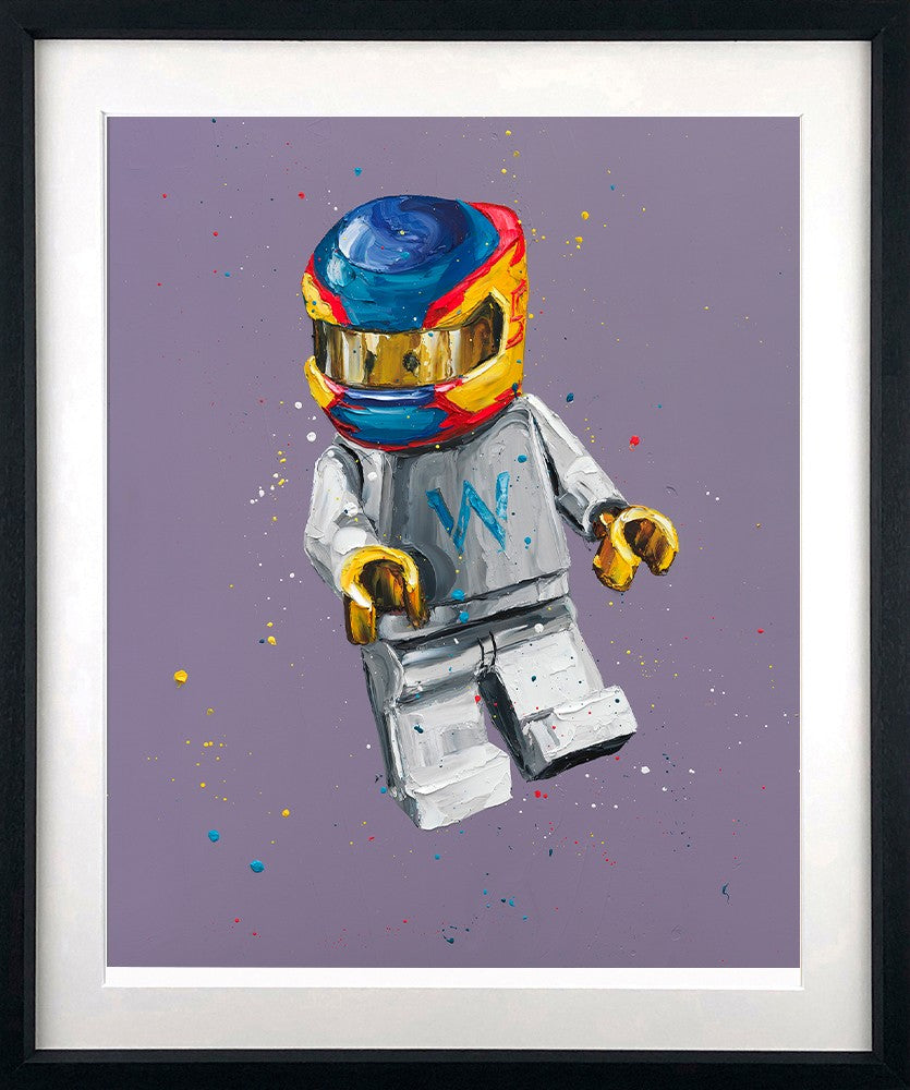 Lego Sainz Signed Limited Edition Print on Paper by Artist Paul Oz