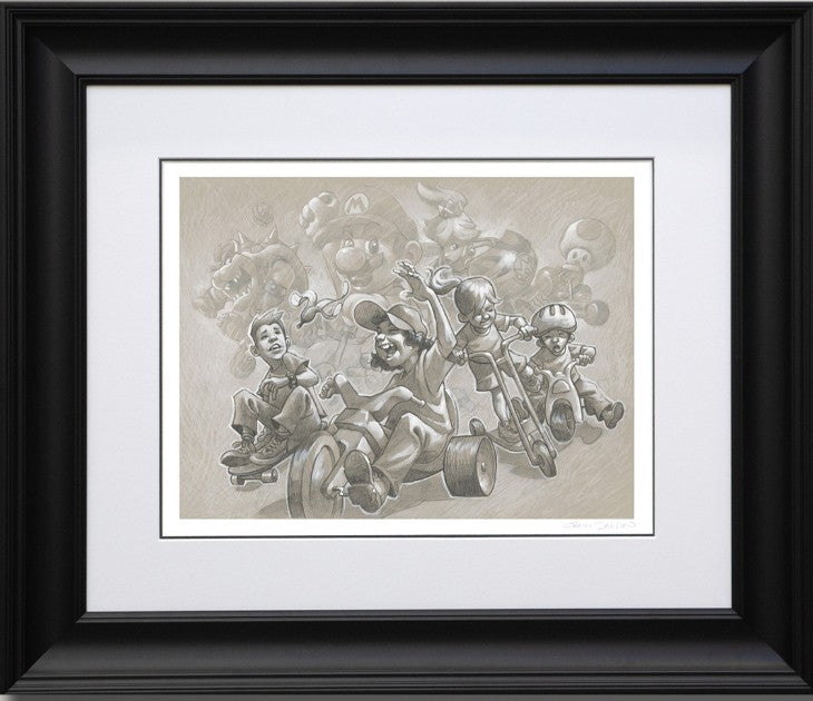 Lets A Go Framed Signed Limited Edition Print on Paper by Artist Craig Davison