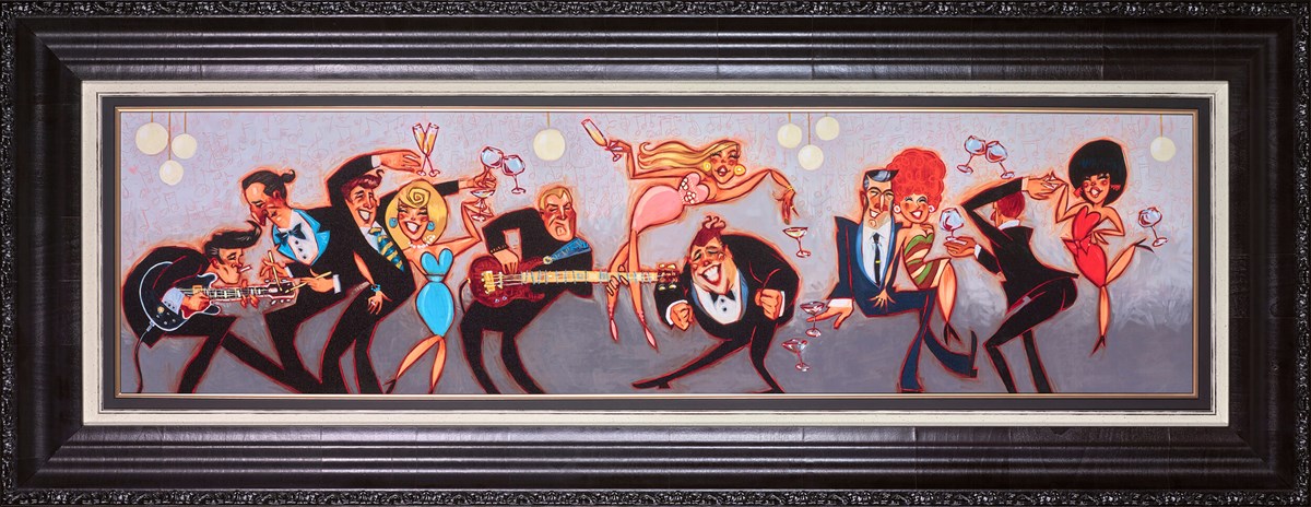 Levitate Framed Signed Limited Edition Print on Board by Artist Todd White 