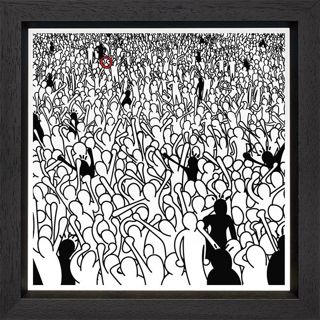 Listen Without Prejudice Framed Limited Edition Print on Paper by Artist Tboy
