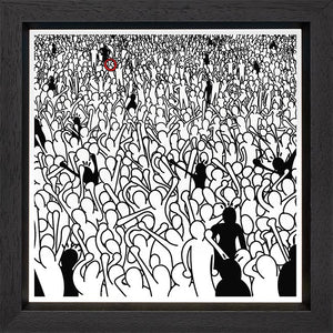 Listen Without Prejudice Framed Limited Edition Print on Paper by Artist Tboy
