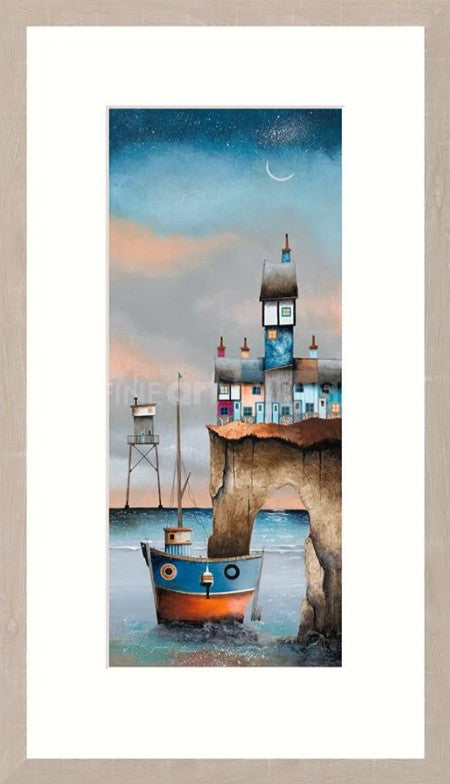Little Durdle Signed Framed Limited Edition Print on Paper by Artist Gary Walton
