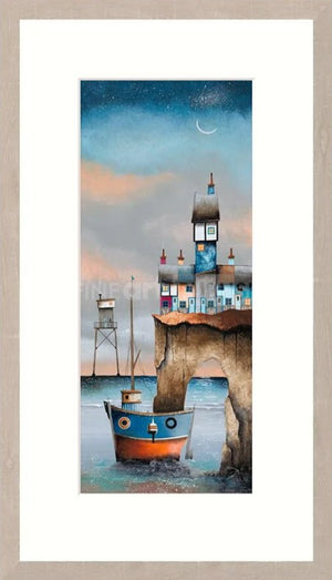 Little Durdle Signed Framed Limited Edition Print on Paper by Artist Gary Walton