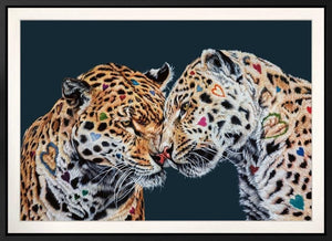 Love Is In The Air Framed Limited Edition Print on Board by Artist Hayley Goodhead