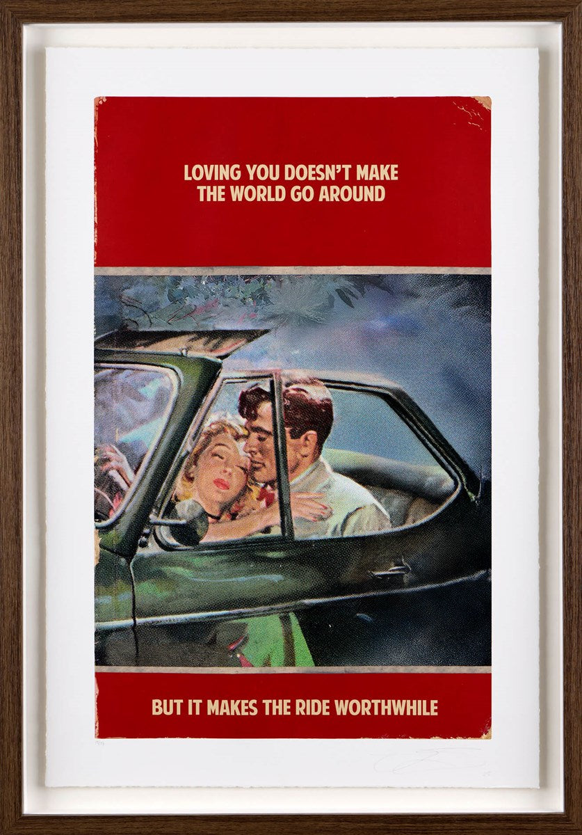 Loving You Signed Framed Limited Edition Print on Paper by Artists The Connor Brothers
