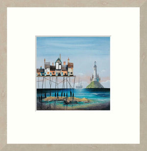Low Tide III Signed Framed Limited Edition Print on Paper by Artist Gary Walton