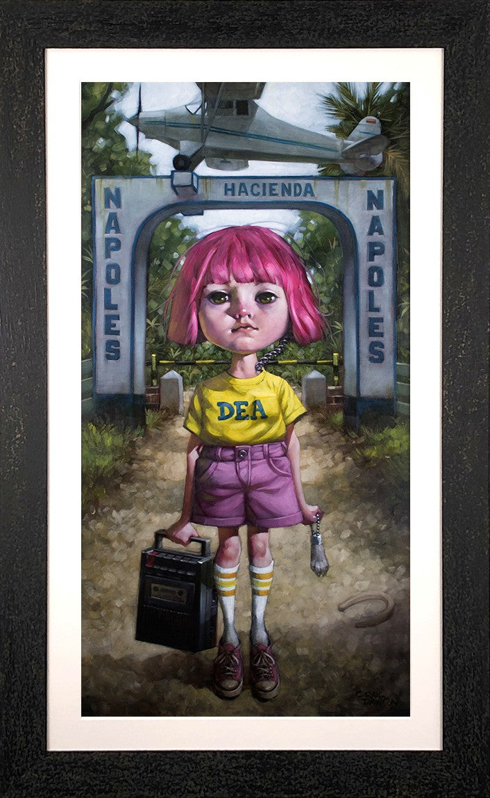 Make Your Own Luck Framed Signed Limited Edition Print on Board by Artist Craig Davison