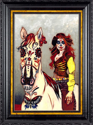 Marigold Framed Limited Edition Print on Board by Artist Todd White