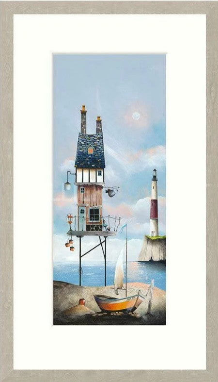 Mody Dick Signed Framed Limited Edition Print on Paper by Artist Gary Walton