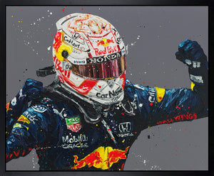 Monaco Max Framed Print on Canvas by Artist Paul Oz