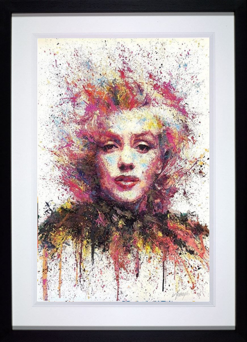 Monroe Signed Framed Limited Edition Print on Paper by Artist Daniel Mernagh