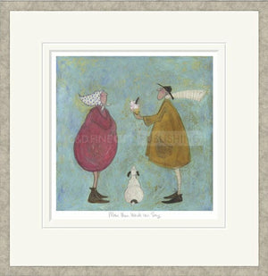More Than Words Can Say Signed Framed Limited Edition Print on Paper by Artist Sam Toft
