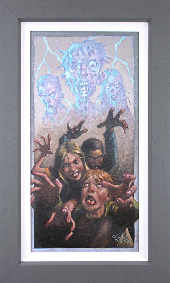 Need Brainnnns Framed Signed Limited Edition Print on Board by Artist Craig Davison