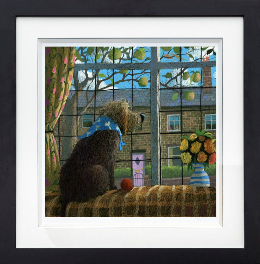 Neighbourhood Watch Signed Framed Limited Edition Print on Paper by Artist Stephen Hanson