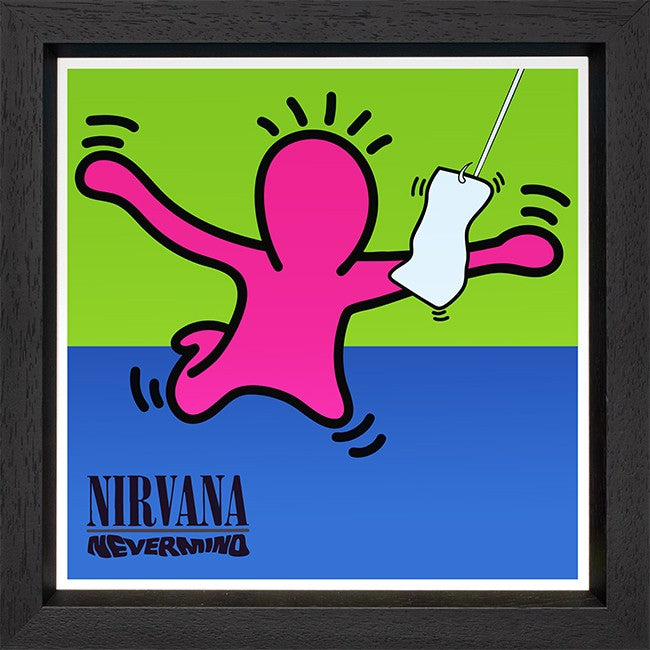 Nevermind Framed Limited Edition Print on Paper by Artist Tboy
