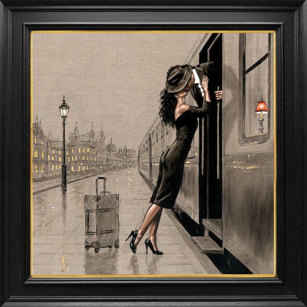 No More Miles Between Us Framed Signed Limited Edition Print on Paper by Artist Richard Blunt