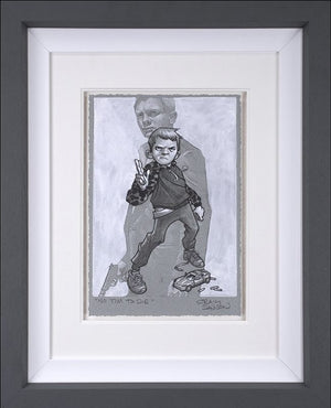 No Tim To Die Framed Signed Limited Edition Print on Paper by Artist Craig Davison