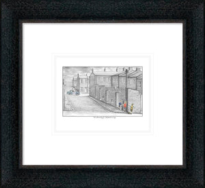 Nobodys Watching Signed Framed Limited Edition Print on Paper by Artist Leigh Lambert