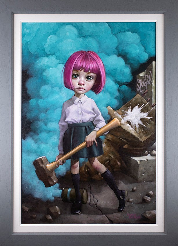 Oh, I Don't Know About Art, But I Know What I Like Framed Signed Limited Edition Print on Board by Artist Craig Davison