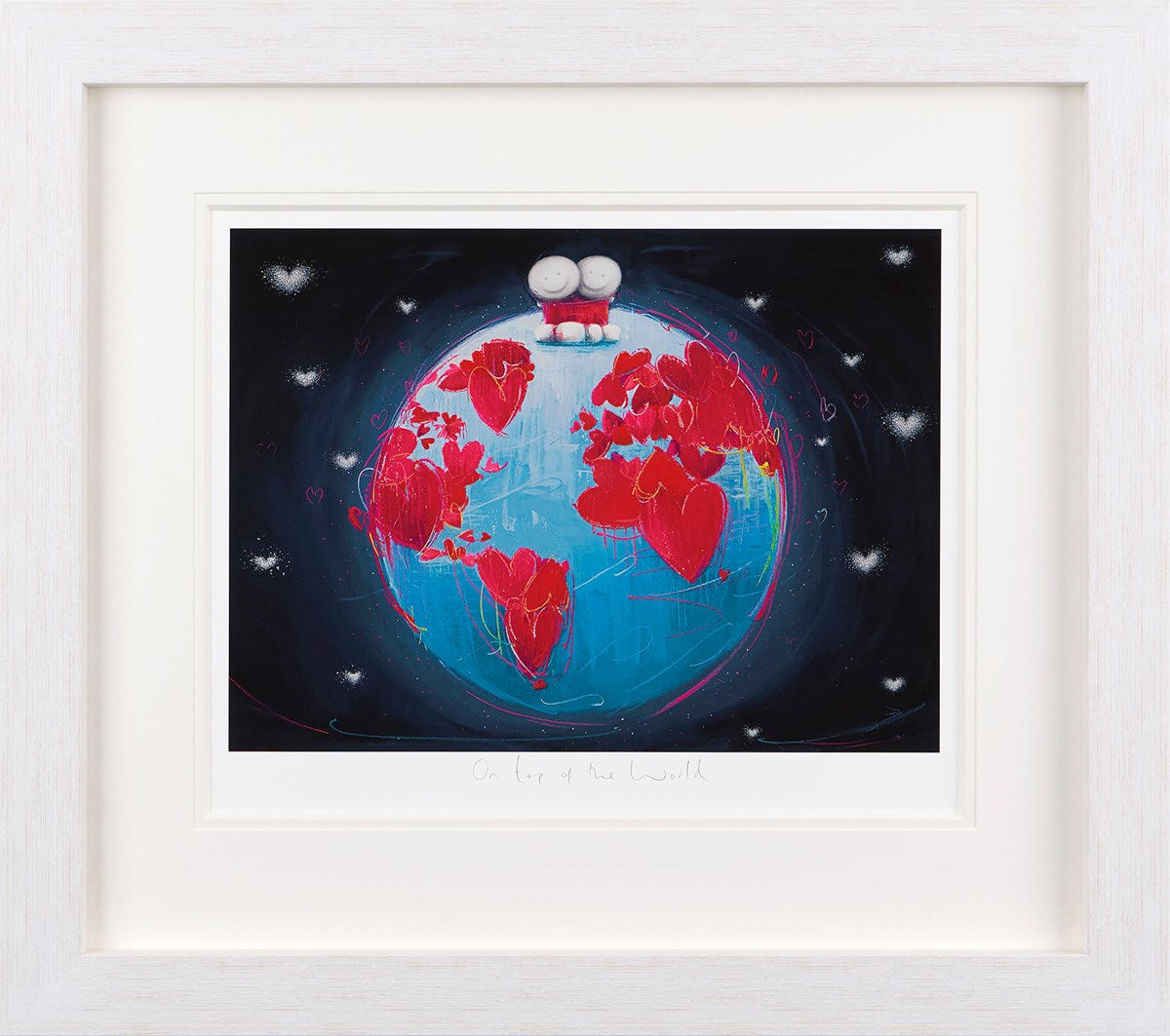 On Top of The World Framed Signed Limited Edition Print on Paper by Artist Doug Hyde