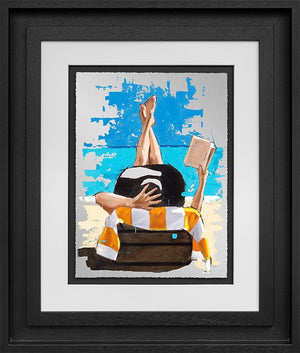 Out of Office Framed Print on Paper by Artist Richard Blunt