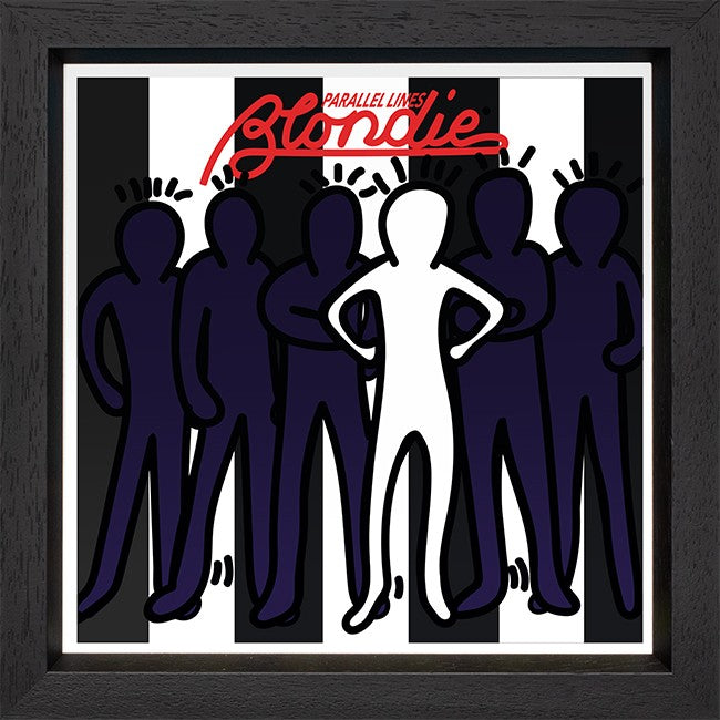 Parallel LInes Framed Limited Edition Print on Paper by Artist Tboy
