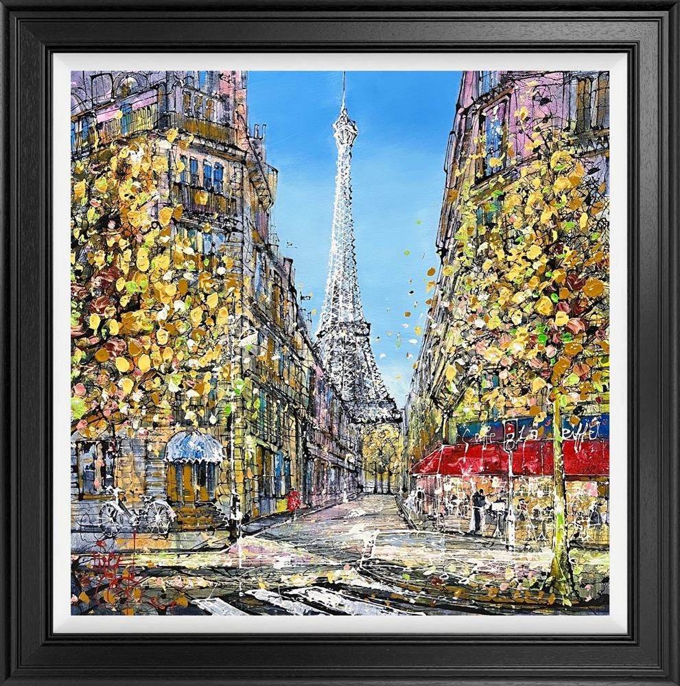 Parisian Dreams Framed Signed Limited Edition Print on Board by Artist Nigel Cooke