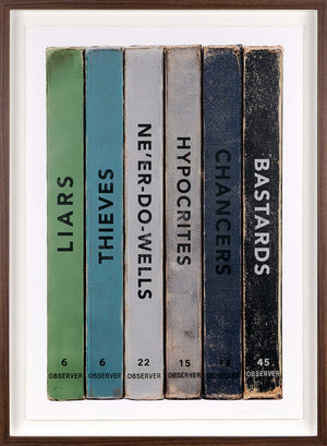 Politicians Signed Framed Limited Edition Print on Paper by Artists The Connor Brothers