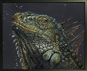 Pop Framed Signed Limited Edition Print on Canvas by Artist Paul Oz