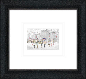 Pride of Britain Signed Framed Limited Edition Print on Paper by Artist Leigh Lambert