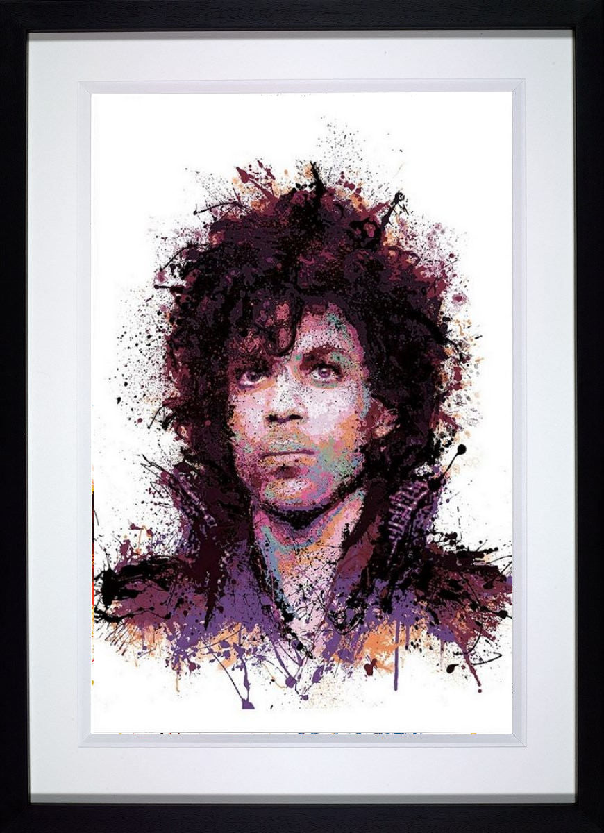 Purple Rain Signed Framed Limited Edition Print on Paper by Artist Daniel Mernagh