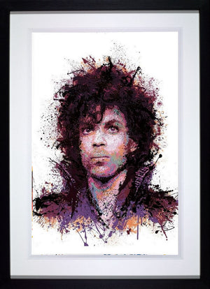 Purple Rain Signed Framed Limited Edition Print on Paper by Artist Daniel Mernagh