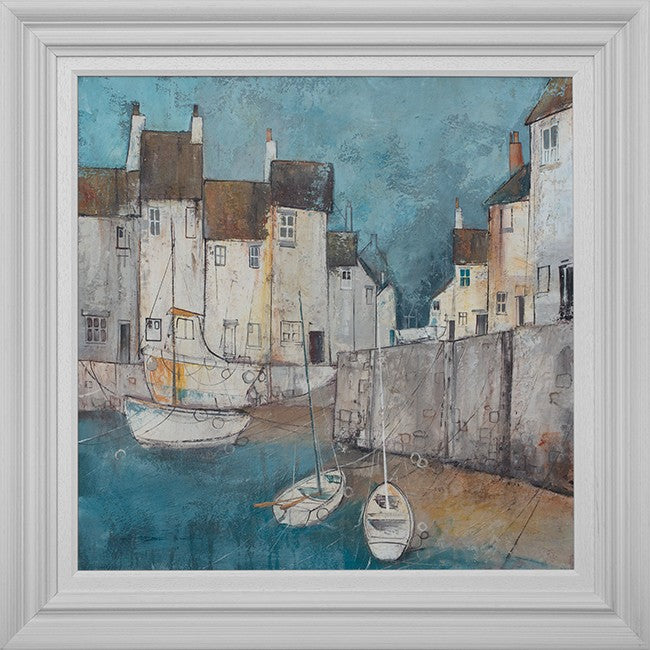 Quayside III Signed Framed Limited Edition Print on Paper by Artist Dale Bowen