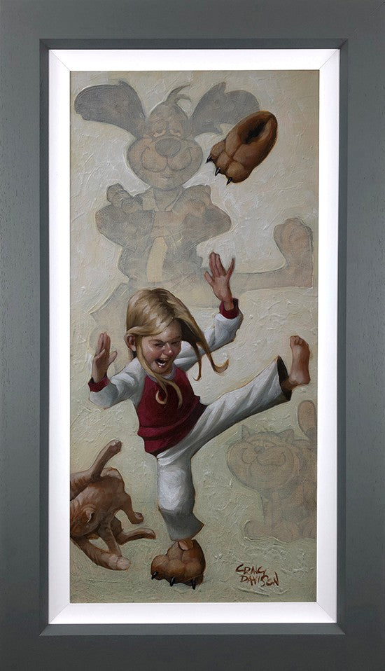 Quicker Than The Human Eye Framed Signed Limited Edition Print on Board by Artist Craig Davison