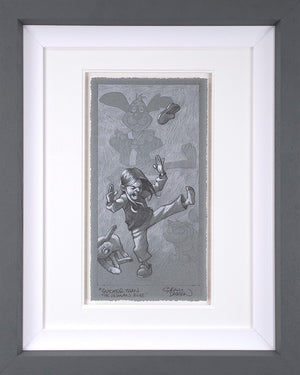 Quicker Than The Human Eye Framed Signed Limited Edition Print on Paper by Artist Craig Davison