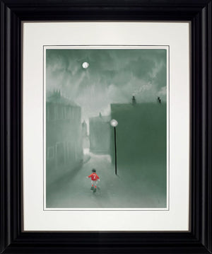 Rain Never Stopped Play Signed Framed Limited Edition Print on Paper by Artist Mackenzie Thorpe