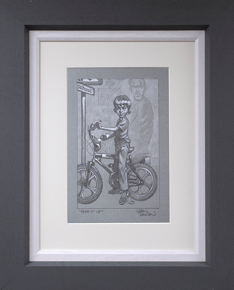 Ramp It Up Framed Signed Limited Edition Print on Paper by Artist Craig Davison