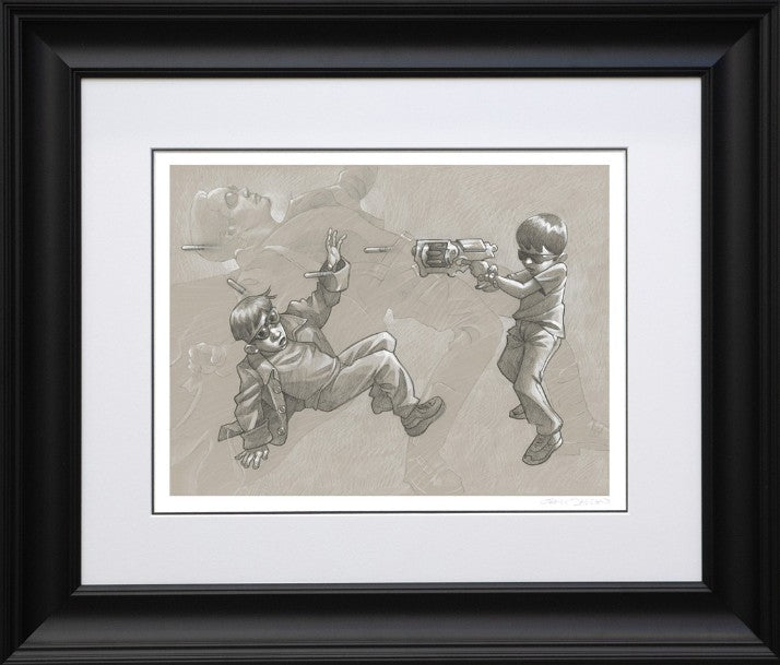 Roger The Dodger Framed Signed Limited Edition Print on Paper by Artist Craig Davison