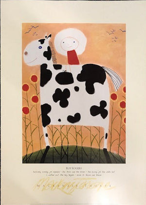 Roy Rogers Art Poster by Artist Mackenzie Thorpe