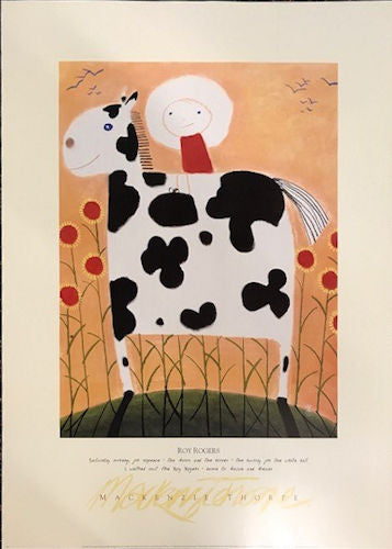 Roy Rogers Art Poster by Artist Mackenzie Thorpe