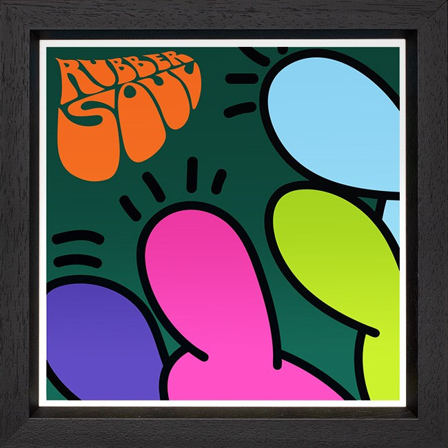 Rubber Soul Framed Limited Edition Print on Paper by Artist Tboy

