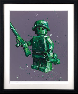 Ryan  Framed Signed Limited Edition Print on Paper by Artist Paul Oz