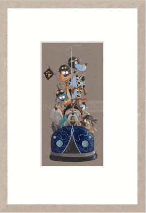 Scream For Speed III Signed Framed Limited Edition Print on Paper by Artist Gary Walton