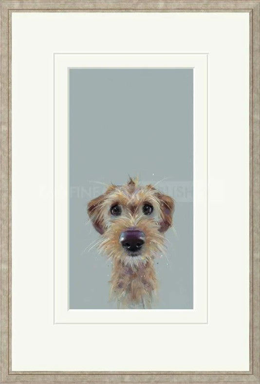 Scruff Signed Framed Limited Edition Print on Paper by Artist Nicky Litchfield