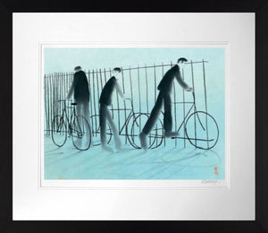 See You Monday George Framed Print on Paper by Artist Mackenzie Thorpe